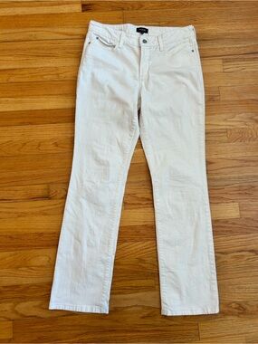 NYDJ White Straight Jeans
